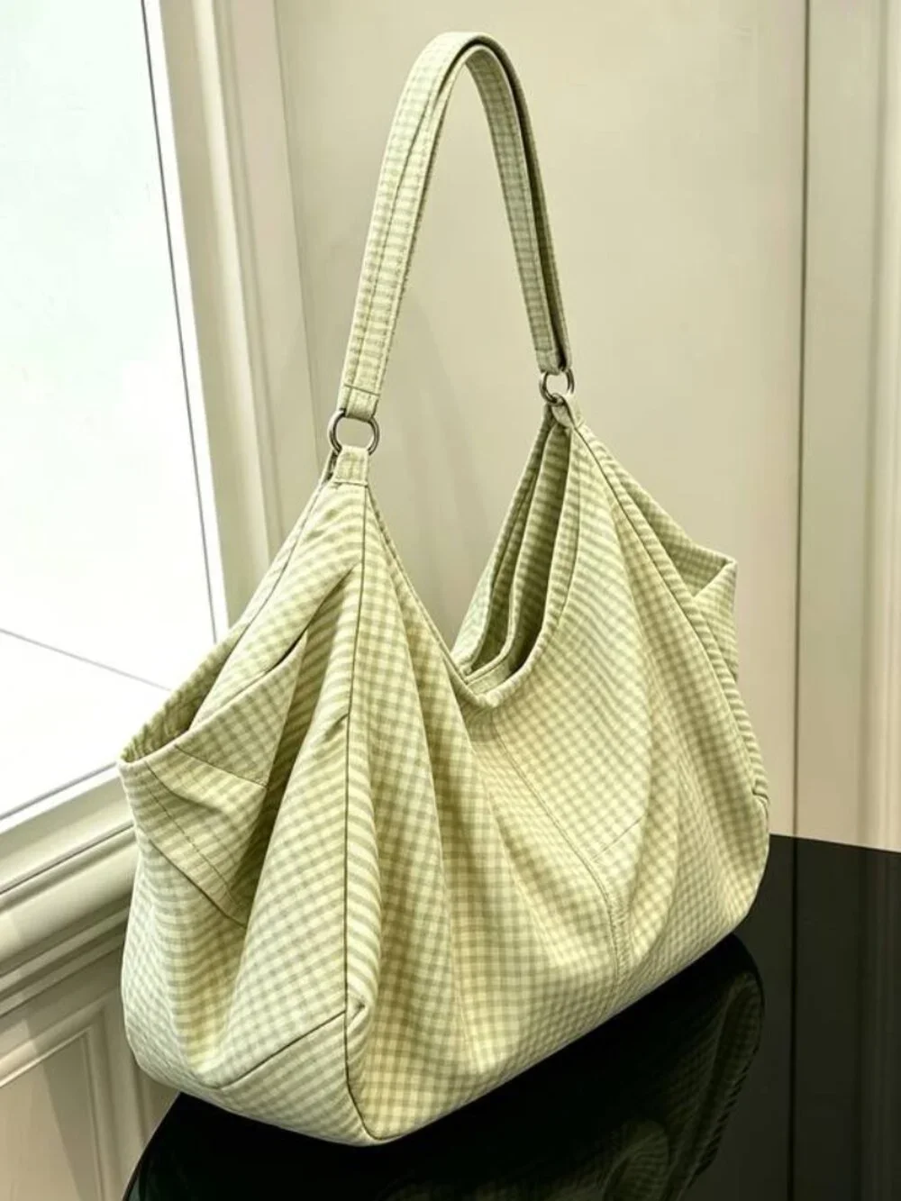 Large Lightweight Hobo Tote Crossbody Bag Soft Shoulder Purse with Strap